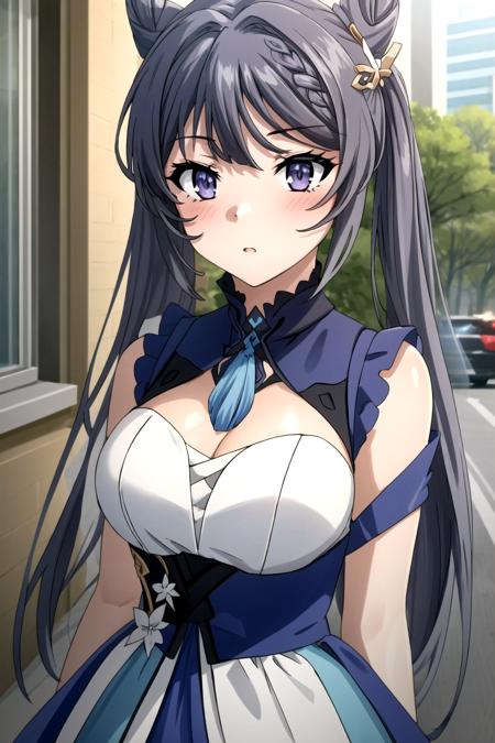 Keqing's Hairstyle - Lora版本v69 (ID: 212049)