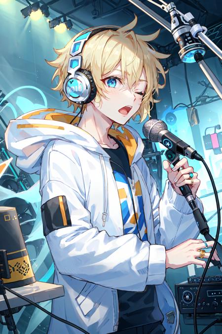 Wearing Headphones