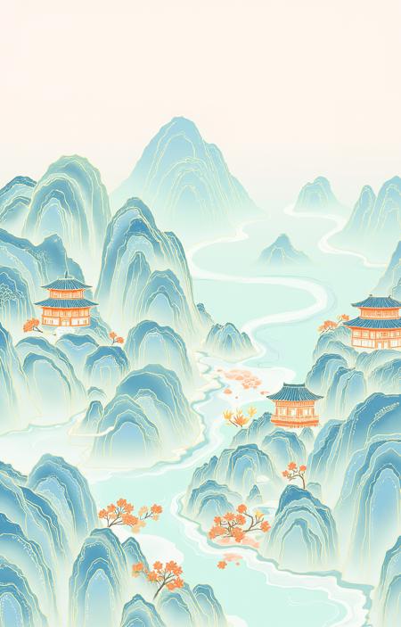Chinese style illustration - FLUX 国风插画