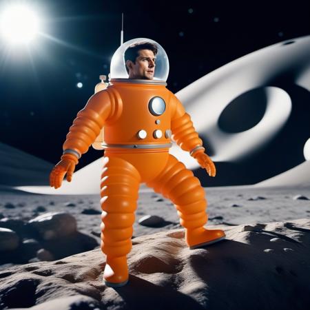 Tintin spacesuit - SDXL