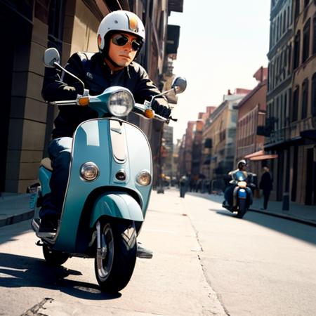 Driving Motor Scooter (Concept)