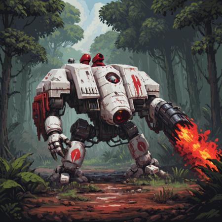 Space Marine Dreadnought - Warhammer 40,000 (SDXL)