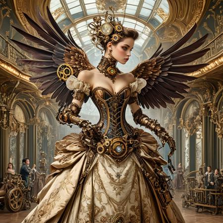 Ars MidJourney Rococo Steampunk (SDXL, Pony, Flux)