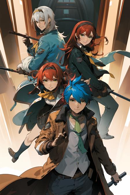 Style of Enami Katsumi in Zero no kiseki & Kuro no kiseki