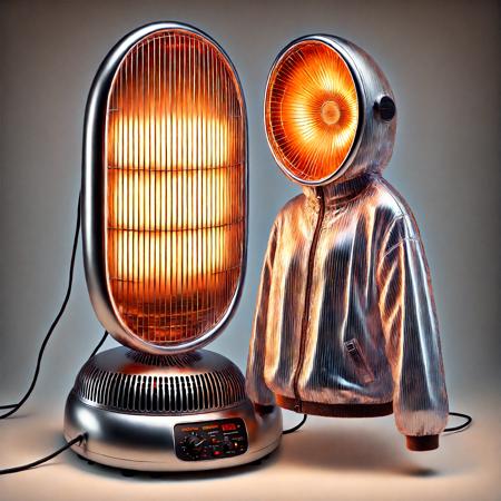 Parabolic halogen heater