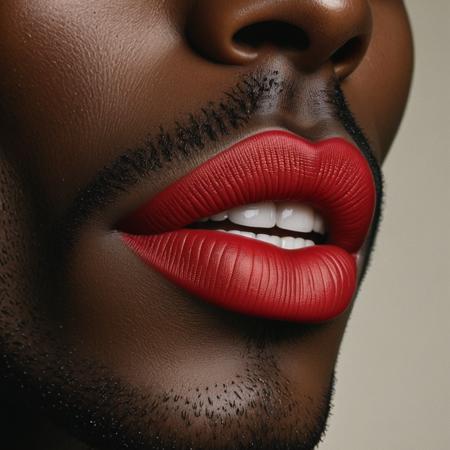 Carmine Red Lips
