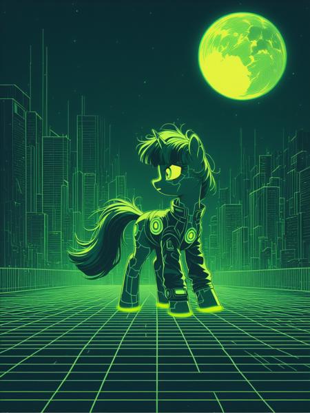 Neon Cyberpunk Cyberspace FLUX, SDXL, Pony & SD1.5