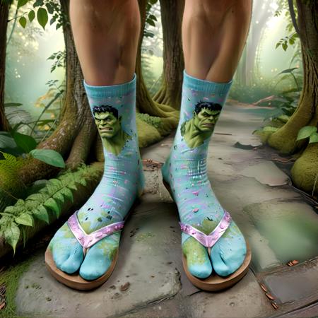 Flip Flops with Socks [SDXL]