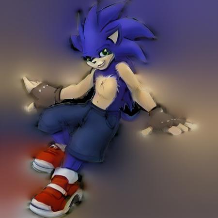 Sonic the hedgehog by Souldreamx’s style