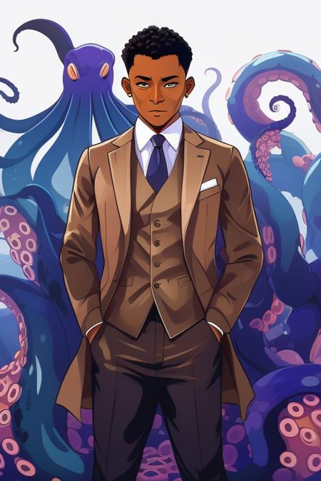 A Cthulhu and tentacle effect - tangbohu 30