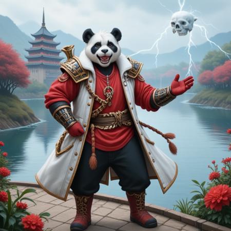 [Flux.1 Dev] Cyborg Panda