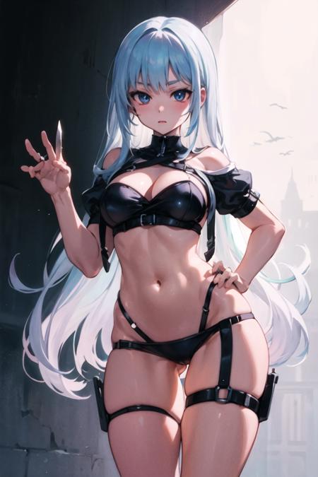 Knife thigh strap