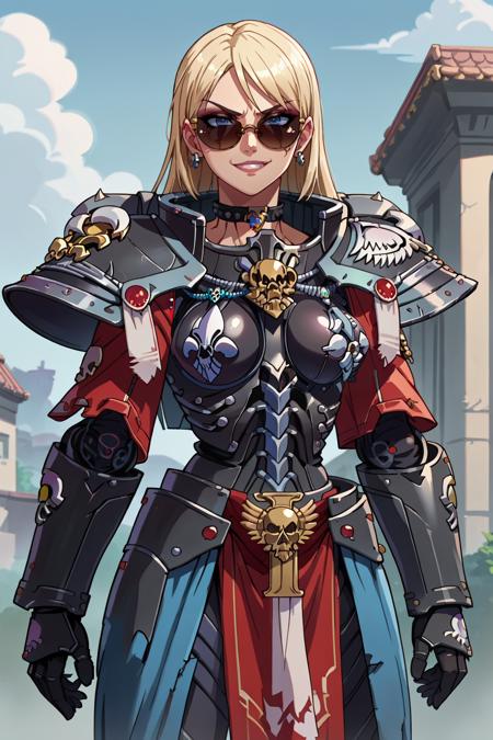 Warhammer 40K Adepta Sororitas Sister of Battle armor (Pony XL) - by EDG