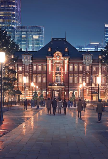 東京駅丸の内駅前広場 Marunouchi Station Square at Tokyo Station SDXL版本SDXL_V1 (ID: 394502)
