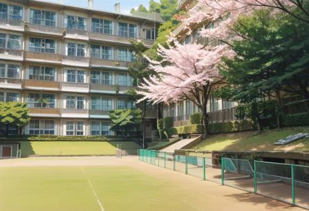 学校の校庭 School grounds PONY