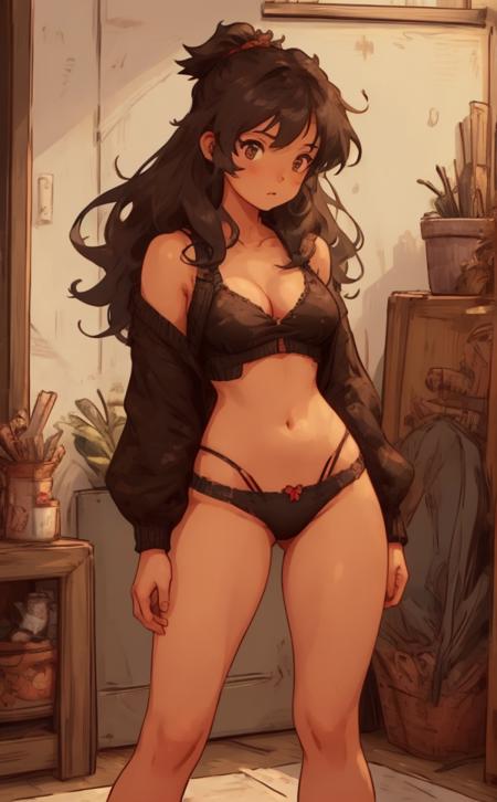 Style chaotic painting