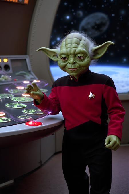 Star Trek TNG uniforms (5 variants) (Flux)