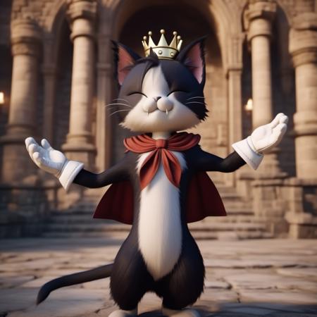 Cait Sith - Final Fantasy VII - SDXL