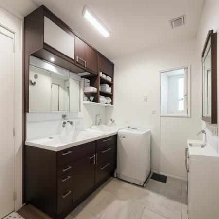 日本の住宅の洗面所 Washrooms in Japanese Houses SD15