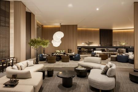 Hotel Interior Design - Lounge area