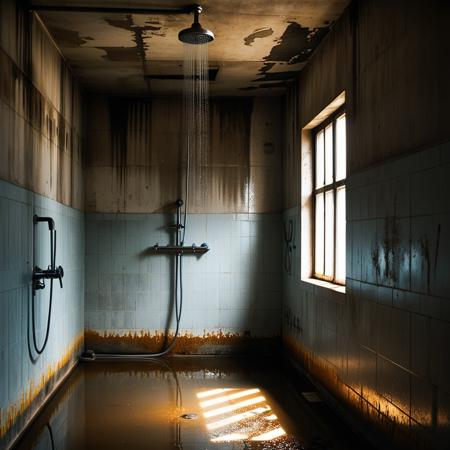 Prison shower background