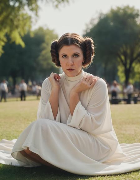 Leia Organa (Star Wars) - slave Leia and white costume