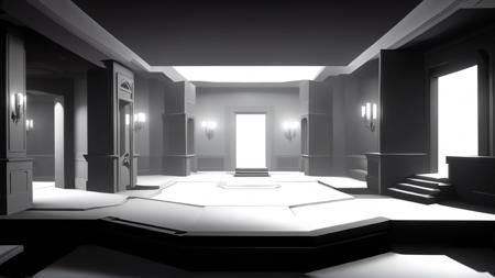 Whitebox Style SDXL - Environment & Level Design Concept Art Game Dev Tool