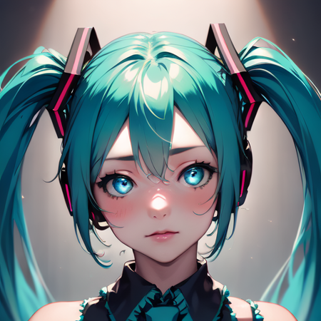 Hatsune Miku (with shiny eyes)
