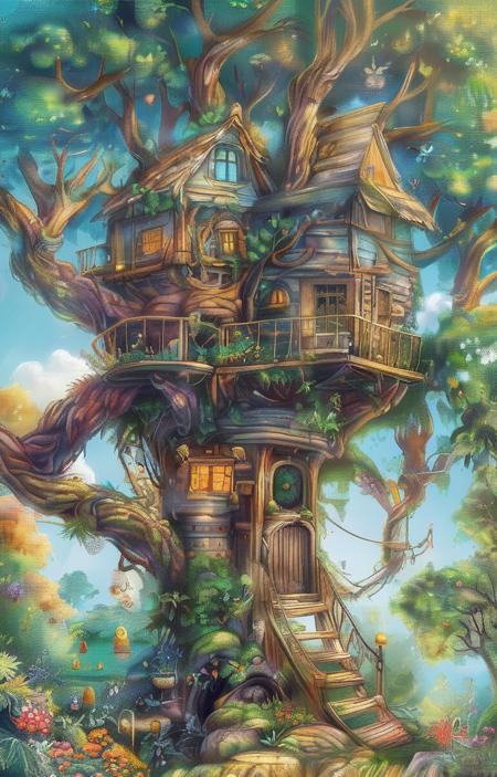 style of treehouse [SDXL] 433