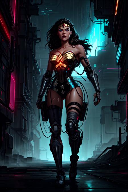 Wonder woman from Justice league animated series (LyCORIS)