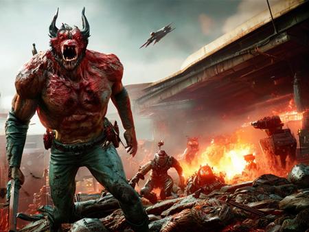 Hellscape - A world of demons, zombies, gore and horror - Model 2.1 Embedding by SoCalGuitarist