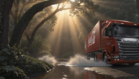 Scania Truck Coca Cola Christmas [Flux DoRa]
