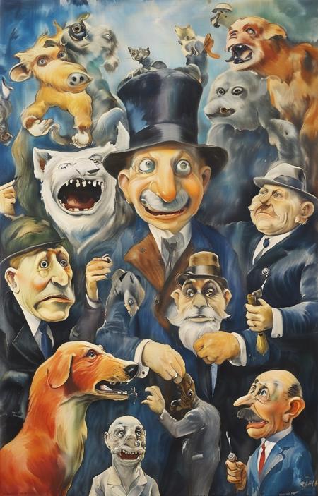 style of George Grosz [SDXL] 400