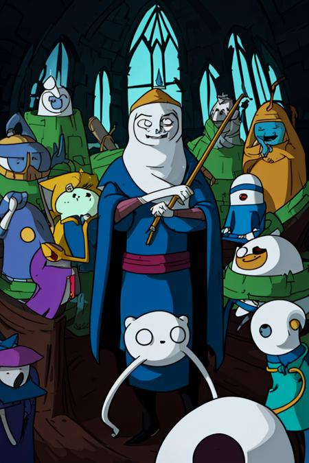 Adventure Time cartoon style