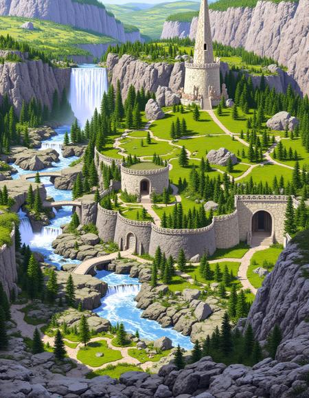Tolkien's Middle Earth - Ted Nasmith style (Flux)