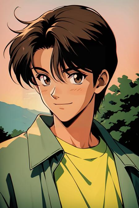 HEZI_ Showa Manga style portrait