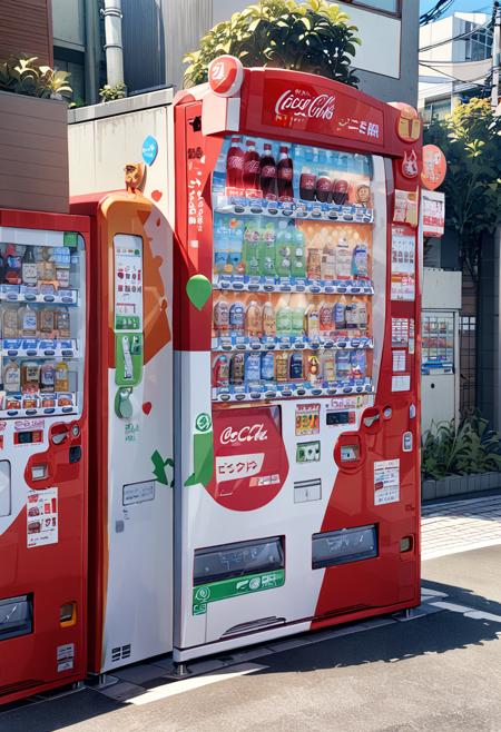 自動販売機1 Vending Machines in Japan SDXL