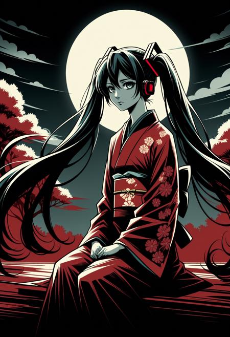Lunar Noir Style - Lora Flux | Pony