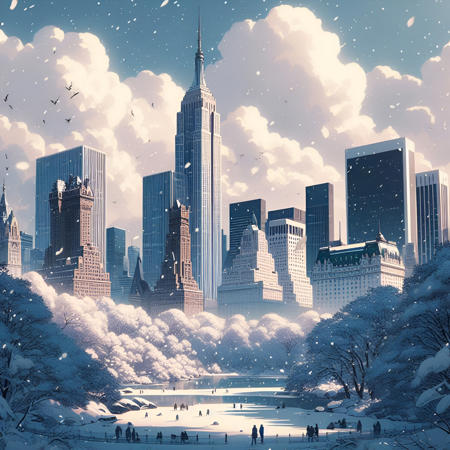 New York City, Empire State Building (Cityscape)