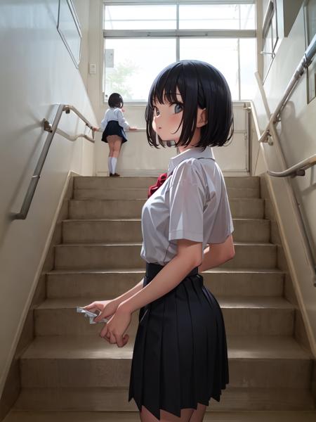 学校 School Building Scenery LoRA