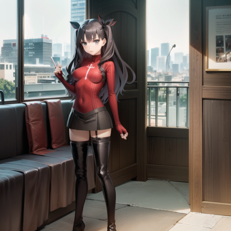 Rin tohsaka  LORA and(Pony)  from fate stay night visual novel