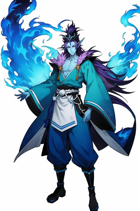 二次元角色立绘（和风）