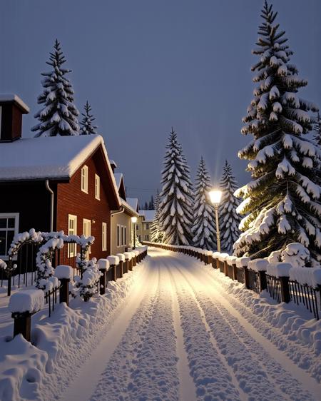 Winter Time Flux Background