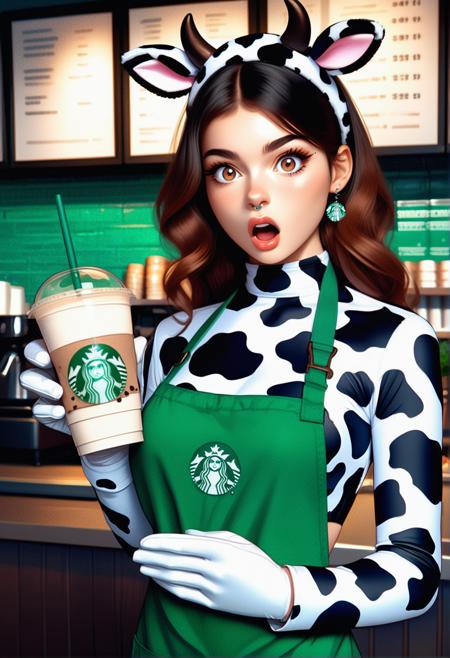 Starbucks Girl Mascot (PonyXL) (NOT REAL PERSON)