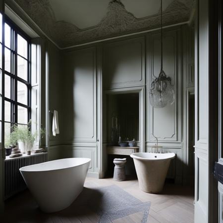 Belgian style interior design