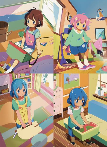 Playful Whimsy - Lineless Illustrations版本v1 (ID: 22332)