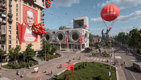 Soviet Era - USSR Retro futuristic style based on Atomic Hearts [FLUX]