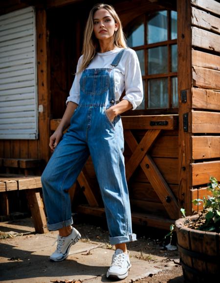 Denim Overalls
