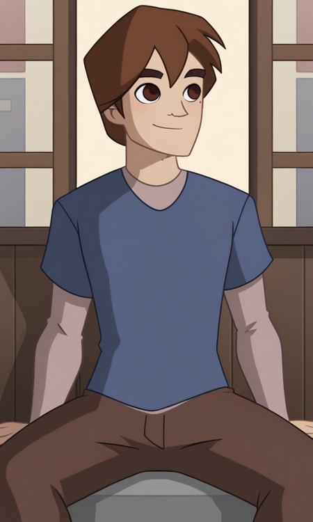 Peter parker from the spectacular spider man