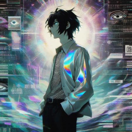Anime Glitch Boy